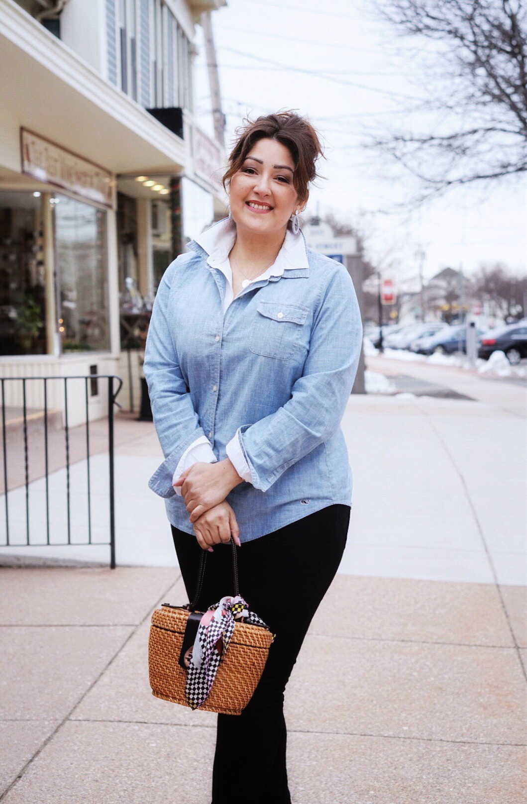 How to Layer Button Down Shirts - Rosa Diana