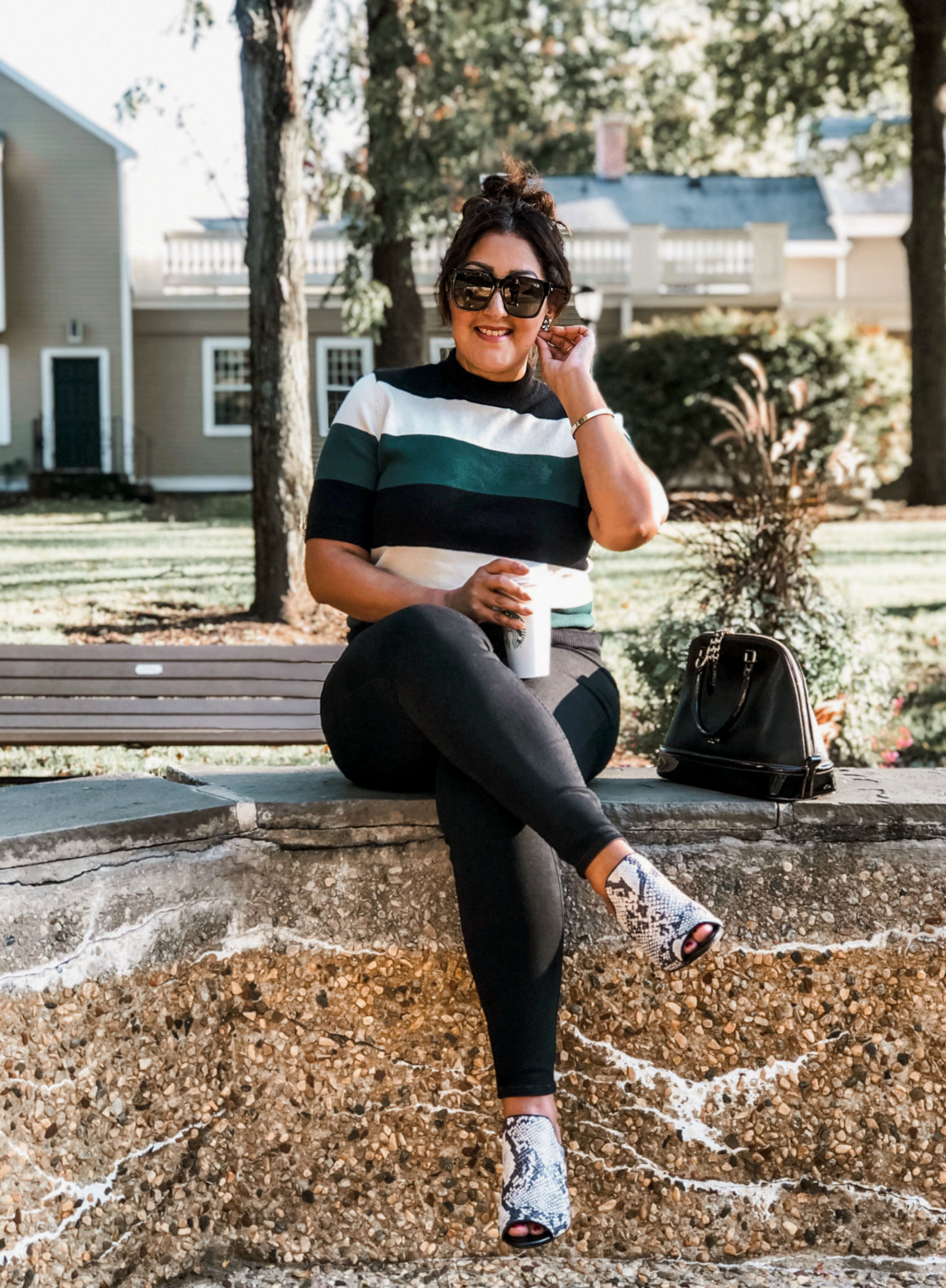 slip on heeled mules